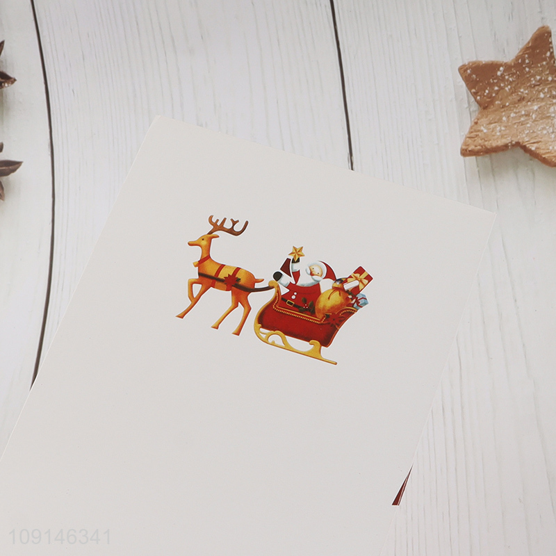Hot selling creative christmas gifts merry christmas greeting cards