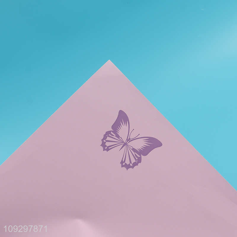 Low price butterfly packaging paper wrapping paper