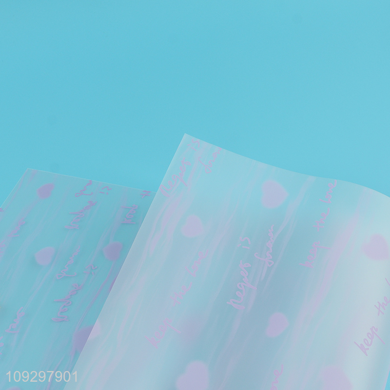 Factory price heart shooting packaging paper wrapping paper