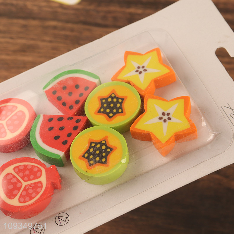 Yiwu market 8pcs school stationery eraser