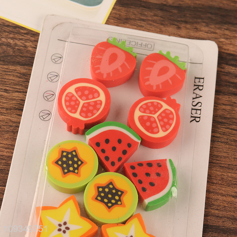 Yiwu market 8pcs school stationery eraser