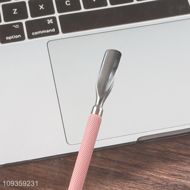 Latest products double-ended nail cuticle pusher nail supplies