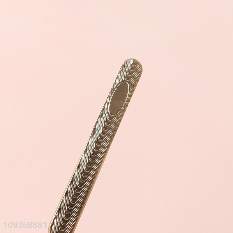 China wholesale golden eyelash tool false eyelash tweezers