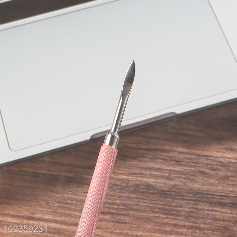 Latest products double-ended nail cuticle pusher nail supplies