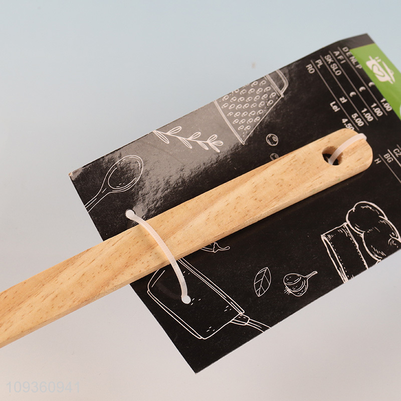 Hot products wooden handle silicone scraper butter spatula