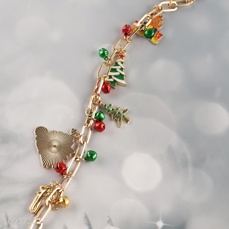 Good sale Christmas fashion jewelry alloy bracelet hand decoration