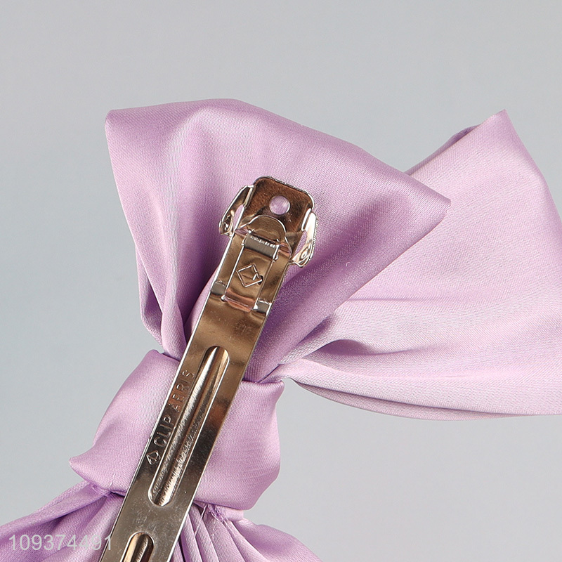China factory fashion bowknot hair clips hair accessories