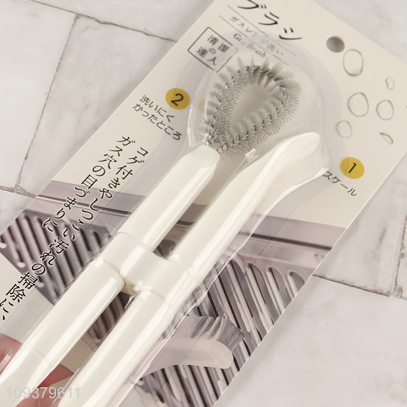New arrival 2pcs double-headed gap cleaning brush set