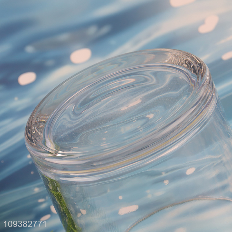 China wholesale round glass flower vase hydroponic vase