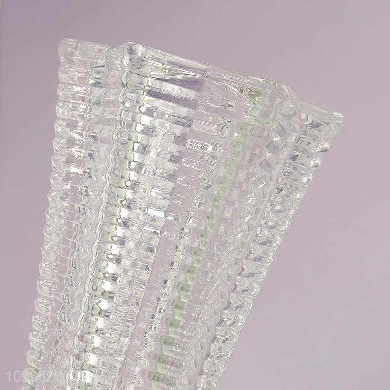 Wholesale glass flower vase hydroponic vase for decoration