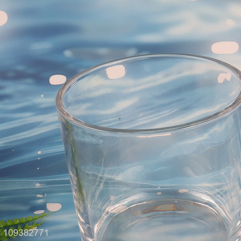 China wholesale round glass flower vase hydroponic vase