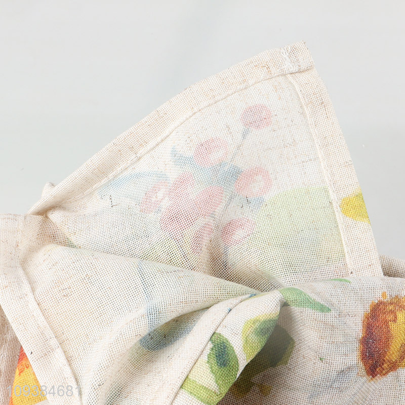 Hot sale tabletop decoration polyester table cloth