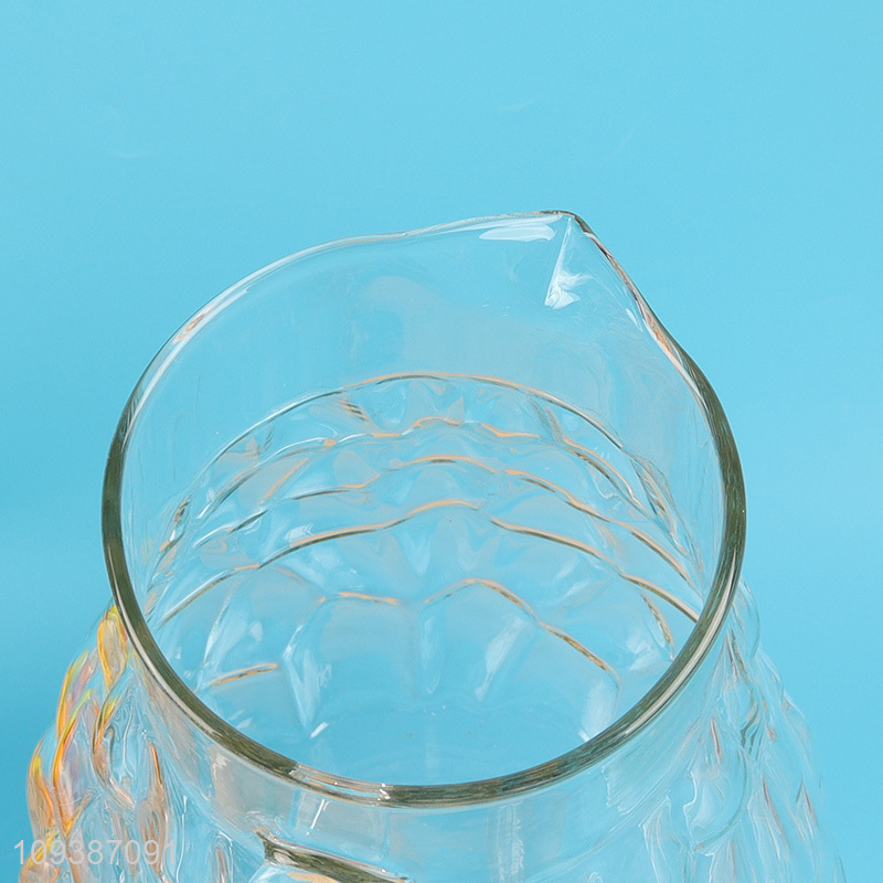 Wholesale glass water jug tea pot for home kitchen