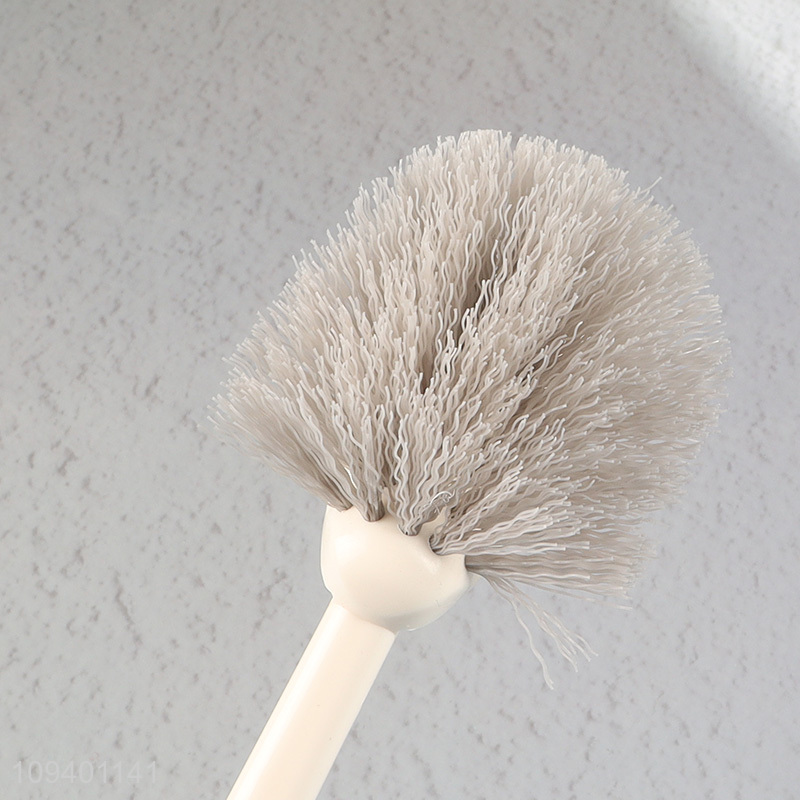 Low price bathroom accessories wooden handle toilet brush