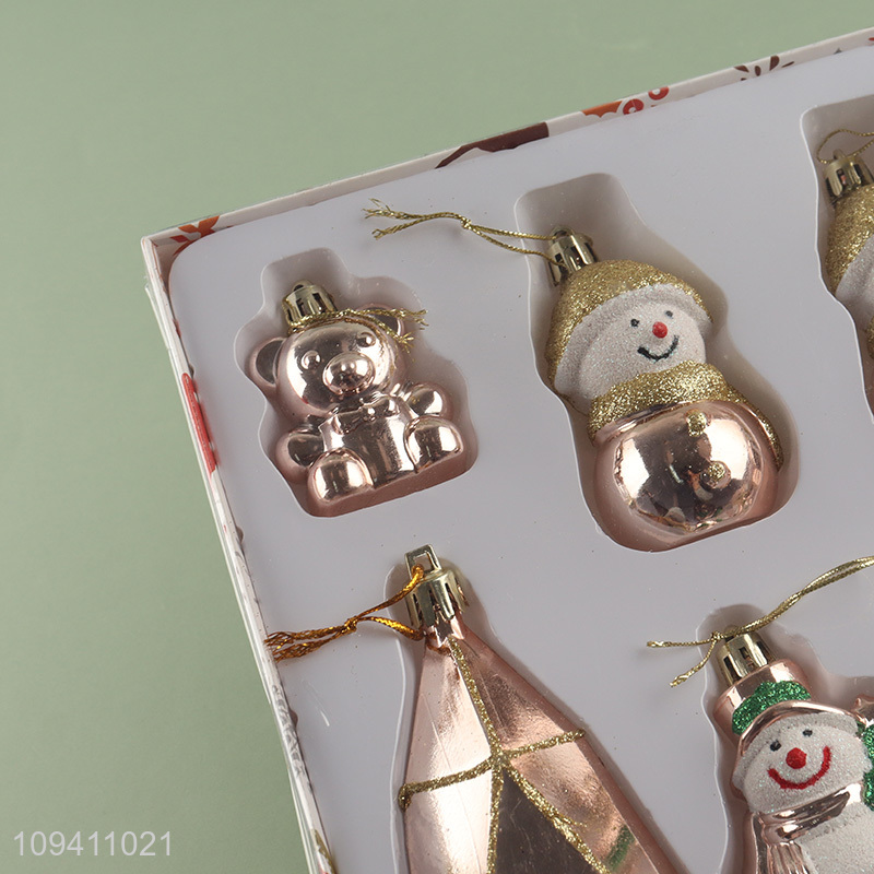 Hot sale snowman christmas hanging ornaments set