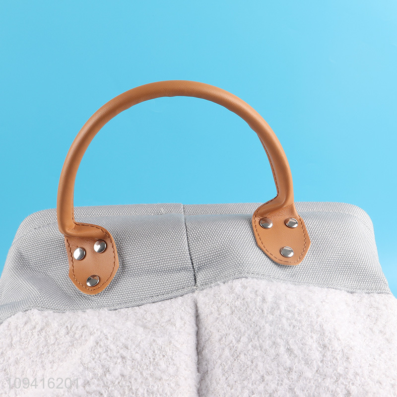 Hot products household polyester fabric storage basket
