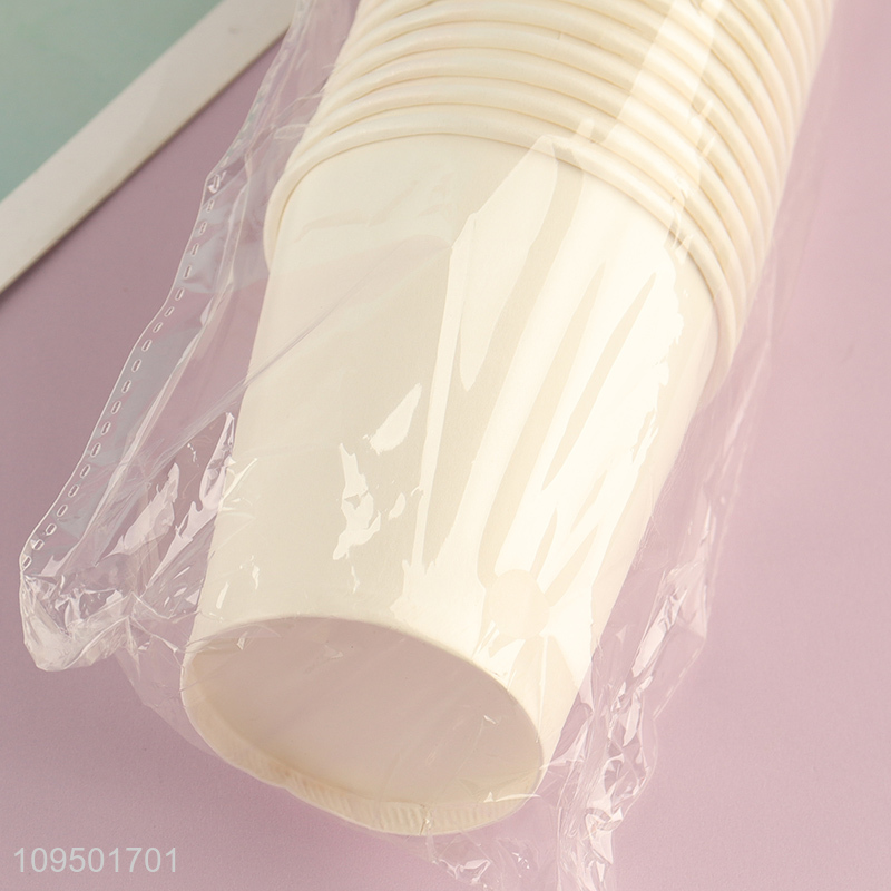 China wholesale 50pcs disposable paper cup water cup
